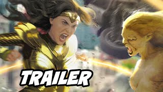 Wonder Woman 1984 Trailer  Wonder Woman vs Cheetah Easter Eggs DC Fandome [upl. by Llerud348]