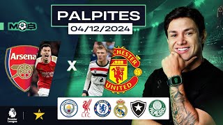 PALPITES DE FUTEBOL PARA O DIA 04 12 2024  BILHETE PRONTO QUARTOU NO MUNDO BET [upl. by Sal]