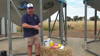 Grain Fumigation of a Transportable Silo [upl. by Allimac503]