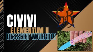 UNBOXING  Civivi Elementum II  Dessert Warrior [upl. by Gnok]