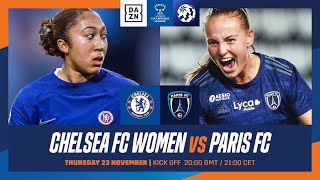 Chelsea vs Paris FC  UEFA Women’s Champions League 202324 Matchday 2 Full Match [upl. by Hplodur]