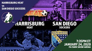 Harrisburg Heat vs San Diego Sockers [upl. by Adner20]