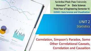 SPPU Honours in Data Science 3rd Year of Engg Sem V Unit2 Statistics Class2 [upl. by Ardnael]