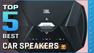 Top 5 Best Car Speakers Review in 2024 [upl. by Olegnaid3]