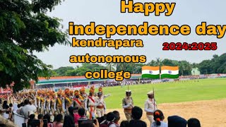 🇮🇳kendrapara autonomous college independence day parade 20242025 [upl. by Giordano]