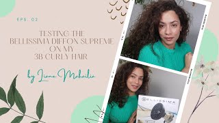 Review Testing the Bellissima Diffon Supreme on my 3B curly hair [upl. by Schechinger]