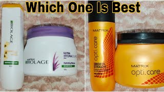 MATRIX VS BIOLAGE Which One Is BestMy Honest Review After Using Both Professional Products [upl. by Hogue]