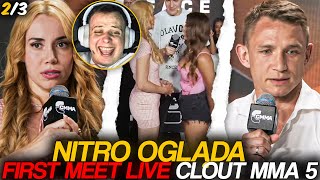 NITRO OGLĄDA FIRST MEET LIVE  CLOUT MMA 5 23 [upl. by Yelrahs]