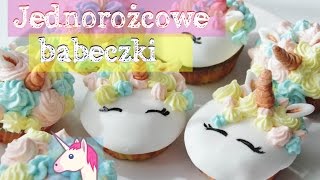 Jak zrobić babeczki JEDNOROŻCE Muffinki Cupcakes  PRZEPIS 🌈 [upl. by Namra]