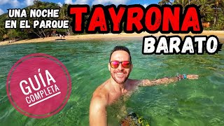 🇨🇴 Pasé la noche en el PARQUE TAYRONA BARATO COLOMBIA 😱🔥 Guía completa Precios [upl. by Maltzman]