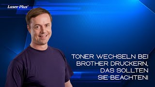 Toner wechseln bei Brother Druckern [upl. by Wordoow]