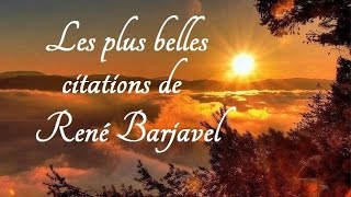 Les plus belles citations de René Barjavel [upl. by Refanej]