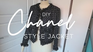 DIY Chanel Style Jacket Part 1 Jacket [upl. by Tan]