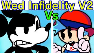 Friday Night Funkin VS Mickey Mouse  Wednesdays Infidelity Part 2 FULL Week  Cutscenes FNF Mod [upl. by Oicangi]