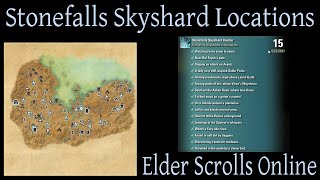 Stonefalls Skyshard Locations Elder Scrolls Online ESO [upl. by Dion]