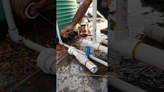 Water tank pipe repairplumbing plumber shorts [upl. by Hajidak]