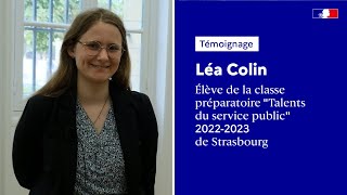 Témoignage  Léa Colin Classe préparatoire Talents [upl. by Ynattyrb]