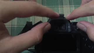 Cara mengganti karet Eyecup Nikon D3200 [upl. by Irbua518]