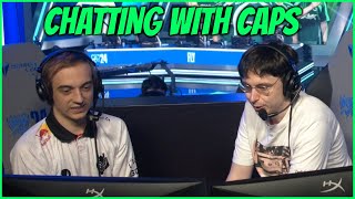 Caedrel Interviews Caps After G2 VS BLG Series [upl. by Nipsirc15]