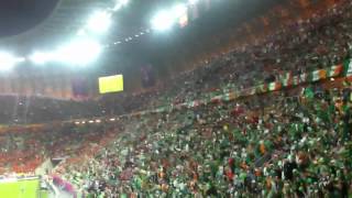 Fields of Athenry  Ireland v Spain [upl. by Krahling]