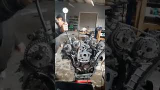 Compresión y lubricación de un motor recién reconstruido [upl. by Fantasia]