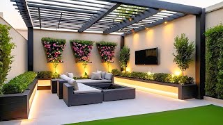 Modern 150 Backyard Patio Designs Ideas 2024 Pergola Garden design Ideas Rooftop Terrace Design [upl. by Pollie913]