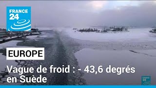 Vague de froid en Europe   436 degrés en Suède • FRANCE 24 [upl. by Radu]