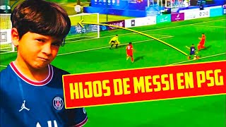 LOS HIJOS DE MESSI EN EL PSG ¿QUÉ TAN BUENOS SON [upl. by Nauwaj]