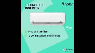 Découvrez les avantages de la Technologie Inverter pour le Climatiseur Alpha Inverter de Condor [upl. by Alliehs836]