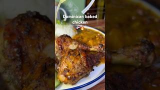 Would you eat this  Dominican baked chicken foodshorts viralfood cooking shorts foodie [upl. by Kenleigh]