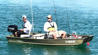 Jon Boat Adventures  Mangrove Snapper Fishing with Live Shrimp [upl. by Floyd]