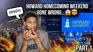 Howard University Homecoming Weekend GONE WRONG…😱🤯 STORYTIME Lifeofant [upl. by Nueoras63]