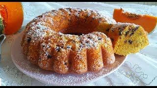 Torta sofficissima con zucca e gocce di cioccolato [upl. by Nosyt704]