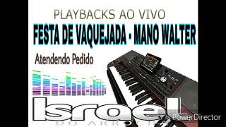 FESTA DE VAQUEJADA  MANO WALTER  PLAYBACKS AO VIVO [upl. by Htebizile640]