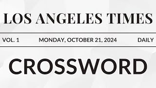 Clued In  Solving the LA Times Crossword  October 21 2024 [upl. by Imojean779]