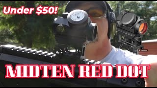 MidTen Rechargeable Red Dot Sight Under 50 [upl. by Alexandra]