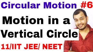 11 chap 4  Circular Motion 06  Motion in a Vertical Circle IIT JEE  NEET  Critical Velocity [upl. by Donatelli]