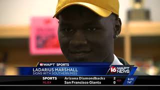 Forest Hills Ladarius Marshall signs with Southern Miss [upl. by Wheeler993]