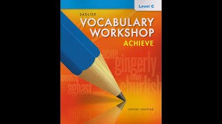 Vocabulary Workshop Level C Unit 12 [upl. by Aikenat]