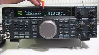 Kenwood TS450S AT ham radio transceiver [upl. by Bensen]