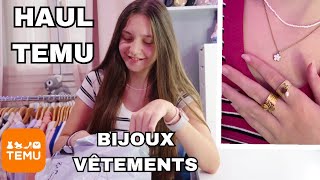 HAUL TEMU  VÊTEMENTS  BIJOUX [upl. by Blumenthal]