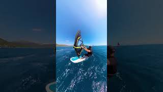 How to DOWNWIND360 a windsurf board windsurf insta360 [upl. by Bouton]