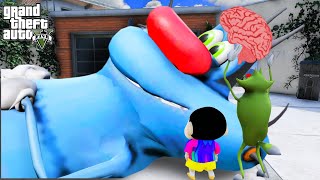 GTA5 OGGY Died amp Jack Shinchan amp Franklin Enter Inside Oggys Head [upl. by Dyna850]