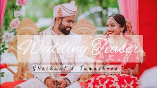 Wedding Teaser  Tanushree x Shrikant  Varoon song [upl. by Onoitna210]