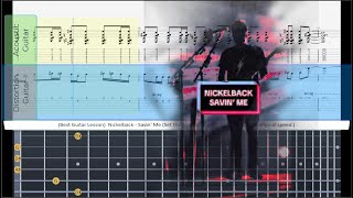 Best Guitar Lesson Nickelback  Savin Me slow speed for lesson [upl. by Baalbeer]