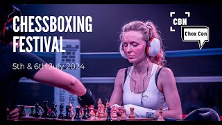 Chessboxing  Chox Con24  Live Stream [upl. by Adyeren]