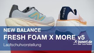 Der New Balance Fresh Foam X More v5  Vorstellung mit Martin und Lukas  bunertde [upl. by Kylie946]