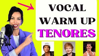 VOCAL WARM UP for TENORS Vocal exercises for TENOR [upl. by Phelia]