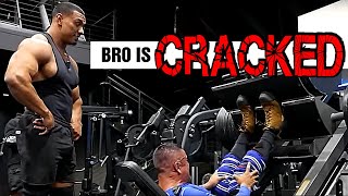 BRO IS CRACKED OUT  Larry Wheels amp El Campeon [upl. by Nnairek386]