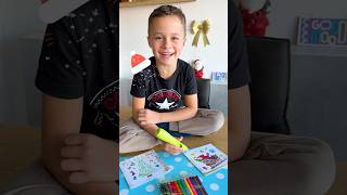 🎄Luca bastelt eine Weihnachtskarte basteln lernen kinder weihnachten diy kidsvideo kreativ [upl. by Sordnaxela]